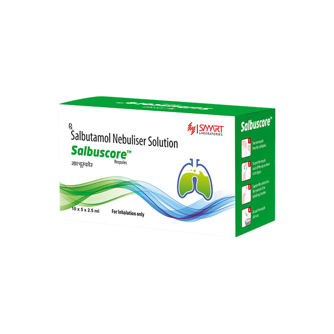 SALBUSCORE RESPULES 2.5ML