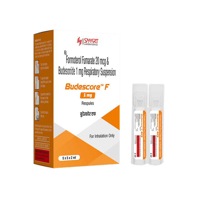 BUDESCORE F 1MG RESPULES 2ML