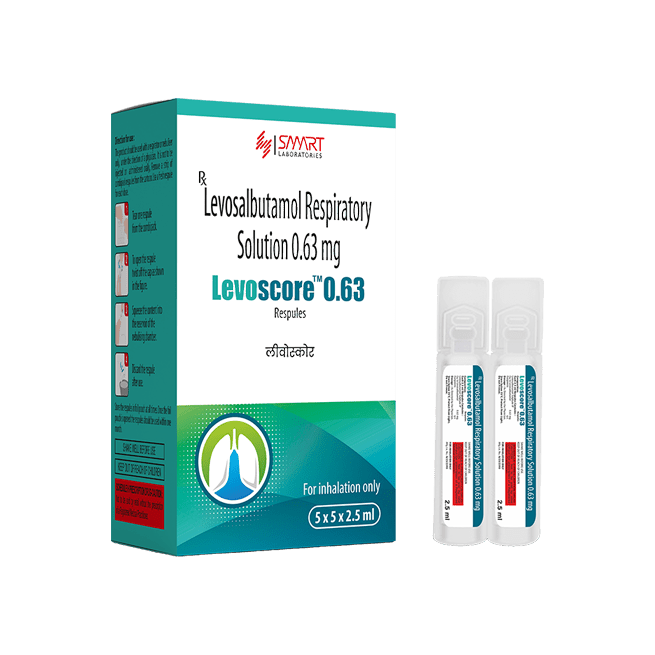 LEVOSCORE 0.63 RESPULES 2.5ML