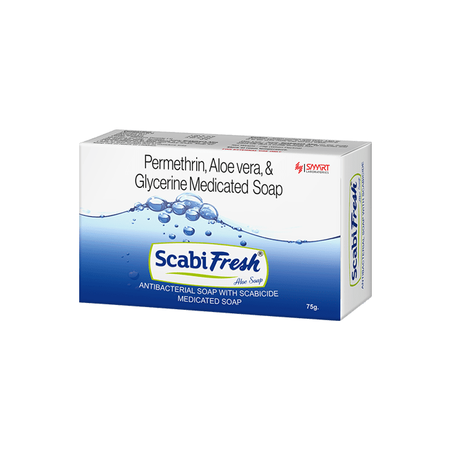 SCABIFRESH ALOE SOAP 75GM - Smart Laboratories